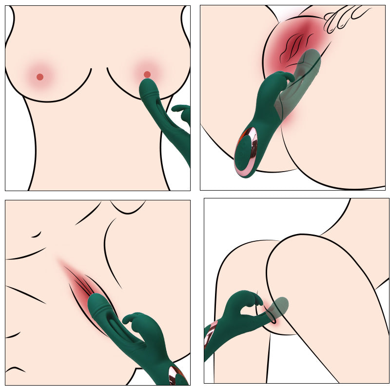 Flicking Vibrator G-Spot Rabbit Sex Toys Online Sale