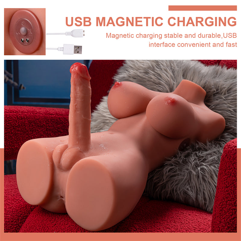 Hemonsa 24.4lb Thrusting + Vibration Realistic Shemale Sex Dolls